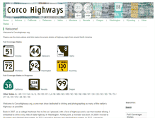 Tablet Screenshot of corcohighways.org